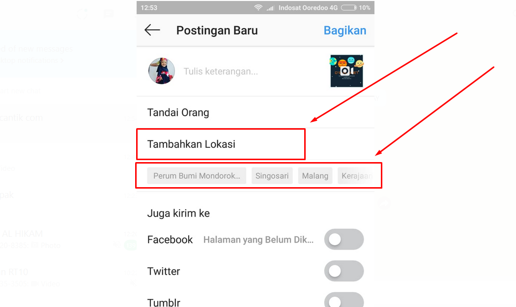 Cara membuat lokasi di instagram tanpa facebook (langsung dari IG)