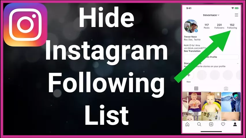 Cara Menyembunyikan Following Instagram