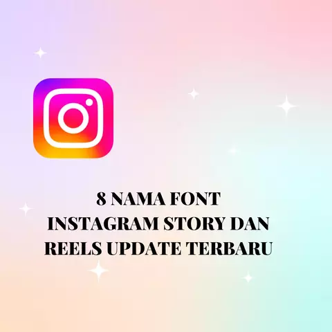Nama Font Instagram