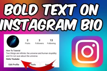 tulisan bold di IG