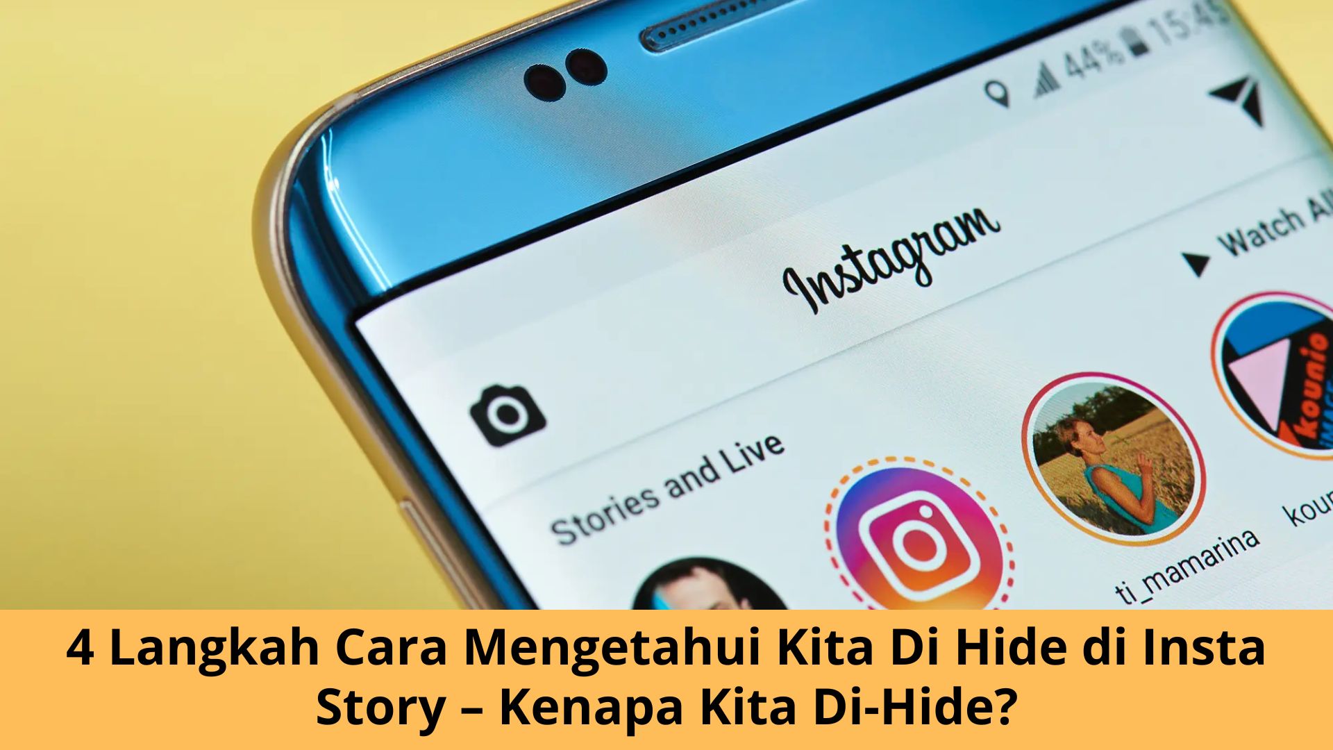 Cara Mengetahui Kita Di Hide di Insta Story