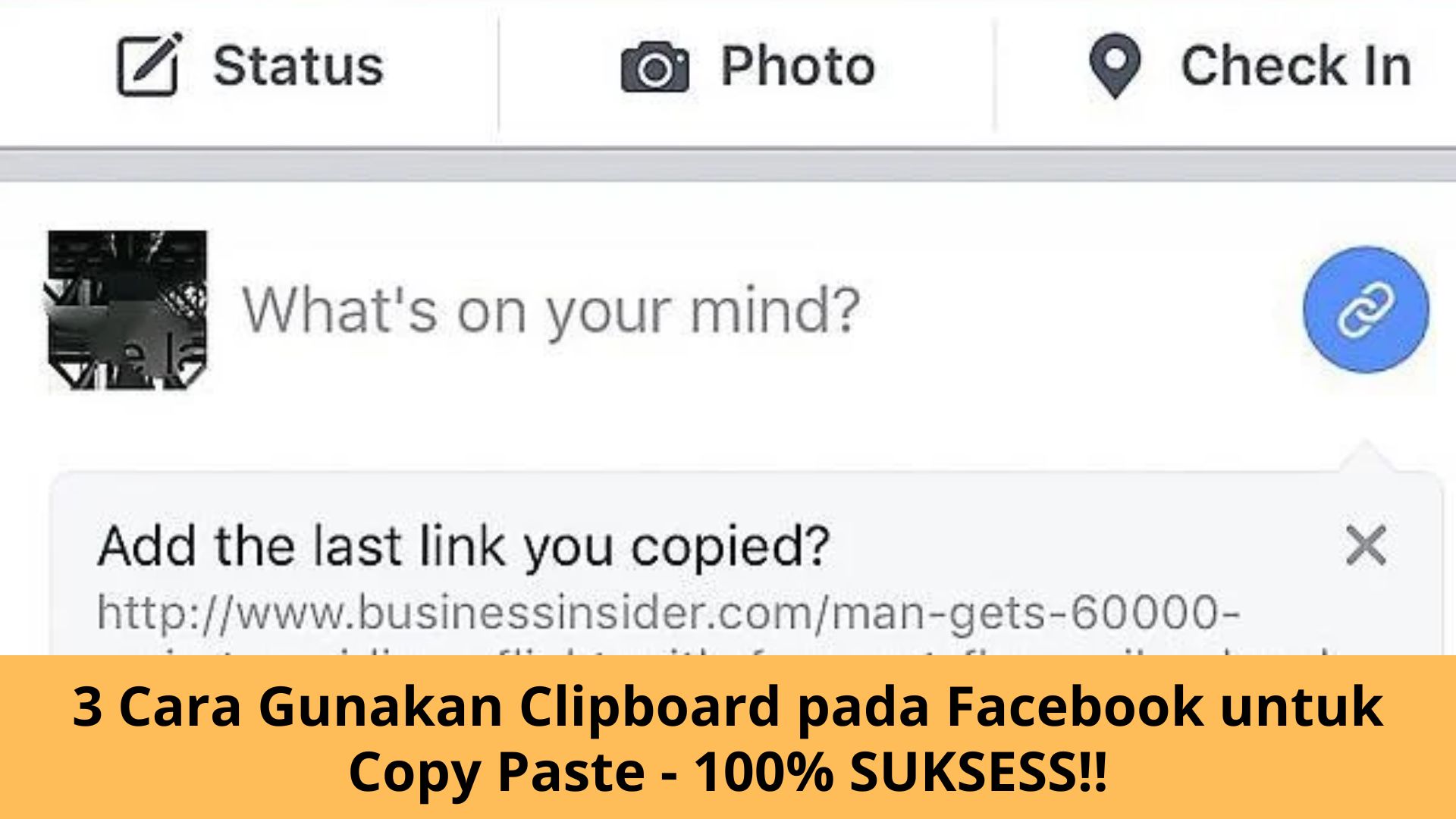 Cara Gunakan Clipboard pada Facebook untuk Copy Paste Teks