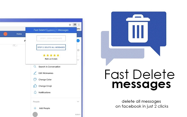 Cara Menggunakan Facebook Fast Delete Messages