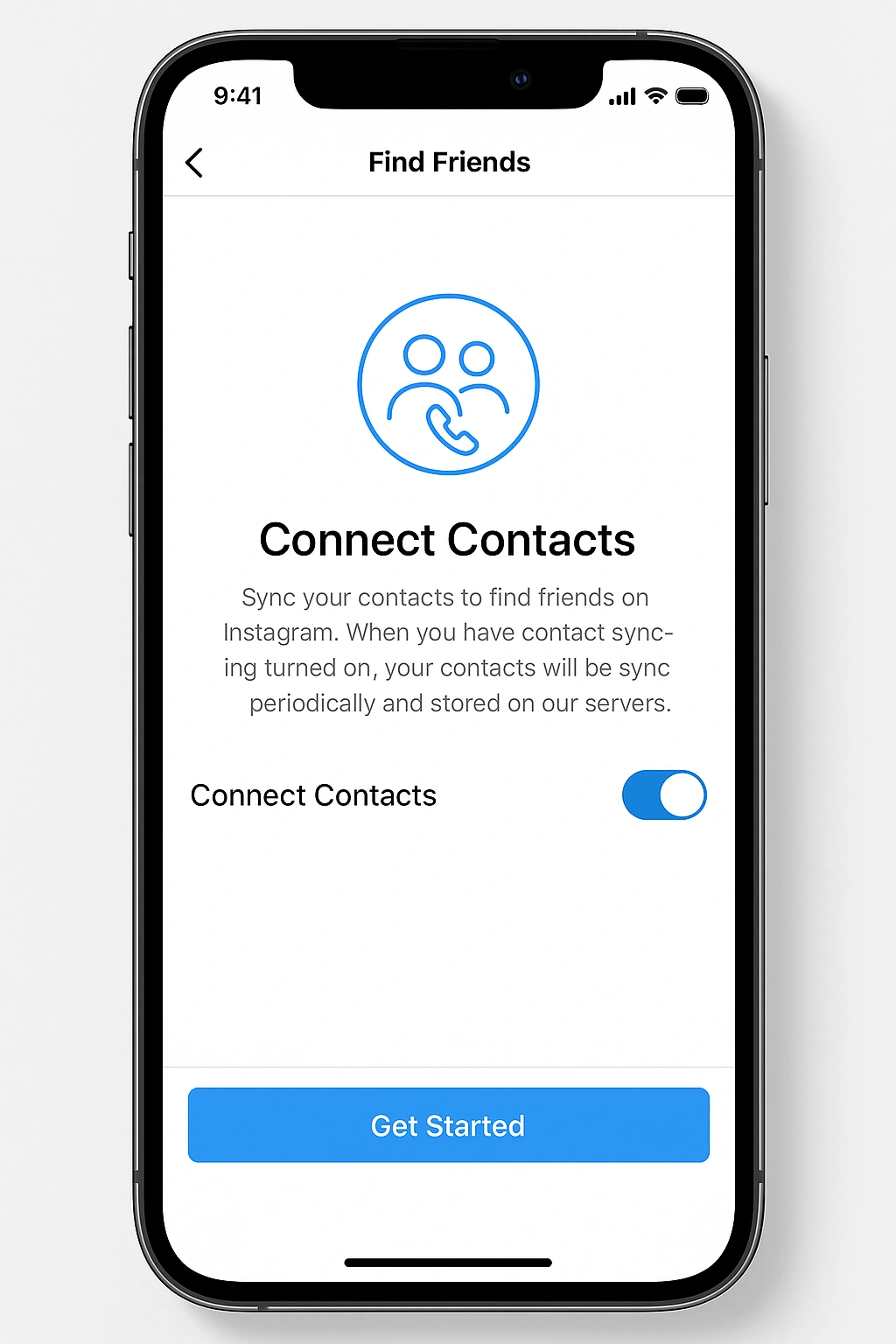 Instagram Contact Sync Feature